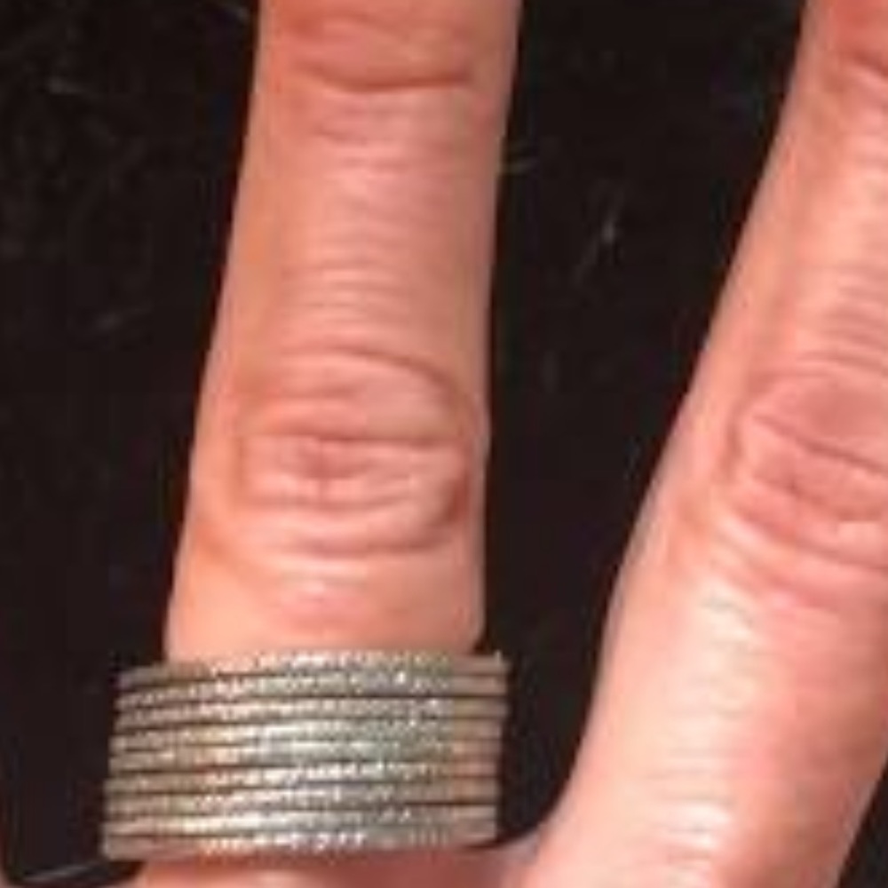 Silver Stackable Rings - image 5